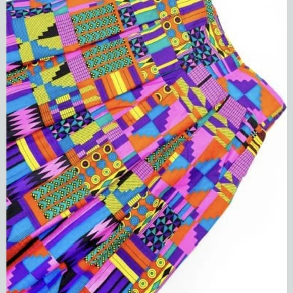 SHENBOLEN

African Ankara Dresses For Women ClothVibrant Multicolor A-Line Skirt - Picture 9 of 9